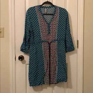 Long sleeve summer dress